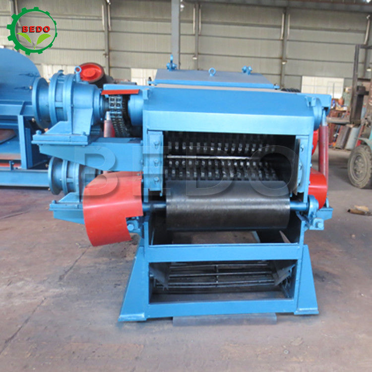 75kw 電動竹木切断機 240x540mm 入口ドラムタイプ 細工器具