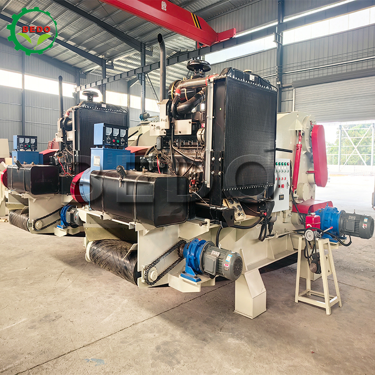 ディーゼルエンジン 235HP 木材切断機 大規模な木材加工 重用ドラム型シレダー