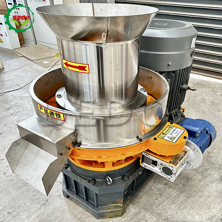 ステンレス鋼ダイを備えた高効率木質ペレット機、バイオマス ペレット製造用、500kg/h 容量