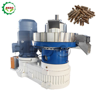 1500-2000kg/h Centralized Lubrication Wood Pellet Machine With 3kw Truncator Power