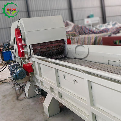 電気エンジン 木材粉砕機 1000MM 幅 フィーダー ファイナル 木材チップ 木材用 25-35MM サイズ