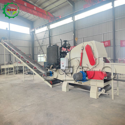 柴油エンジンを駆動する235HPのメインパワーとCE証明書を持つ木材切片機